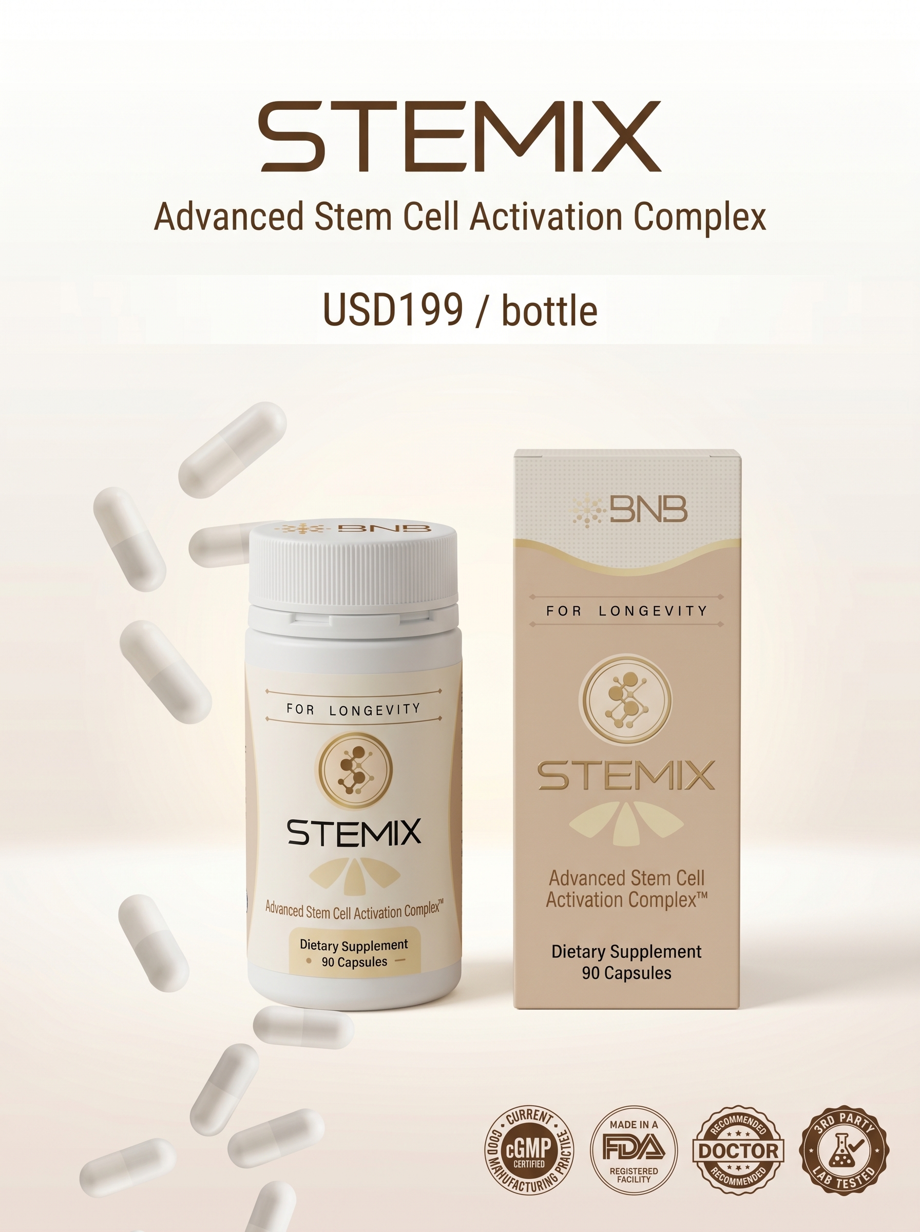 Stemix™ Cellular Longevity Complex Formula